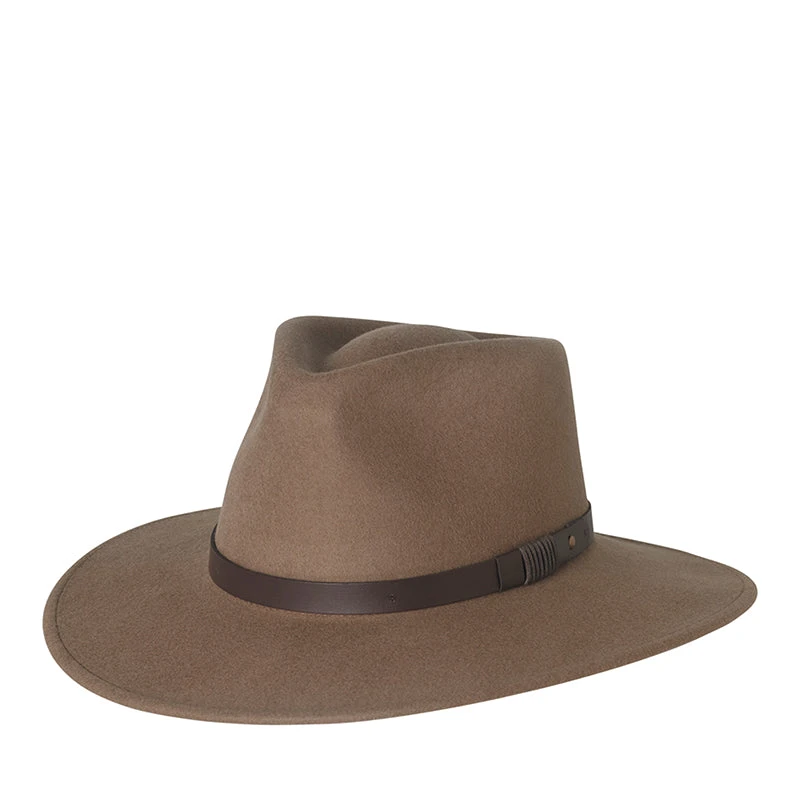 Montana Felt Hat With Genuine Leather Band 2 Montana Felt Hat With Genuine Leather Band - Image 2