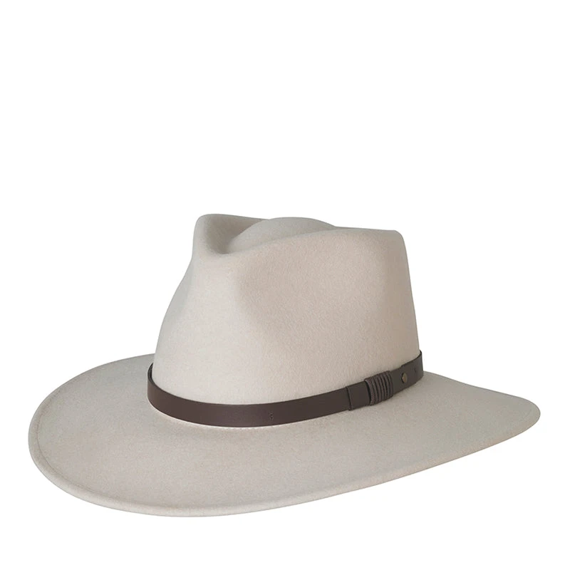 Montana Felt Hat With Genuine Leather Band 3 Montana Felt Hat With Genuine Leather Band - Image 3