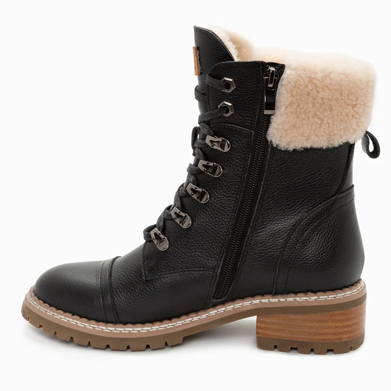 UGG Lyric Lace Up Leather Boots 3 UGG Lyric Lace Up Leather Boots - Image 3
