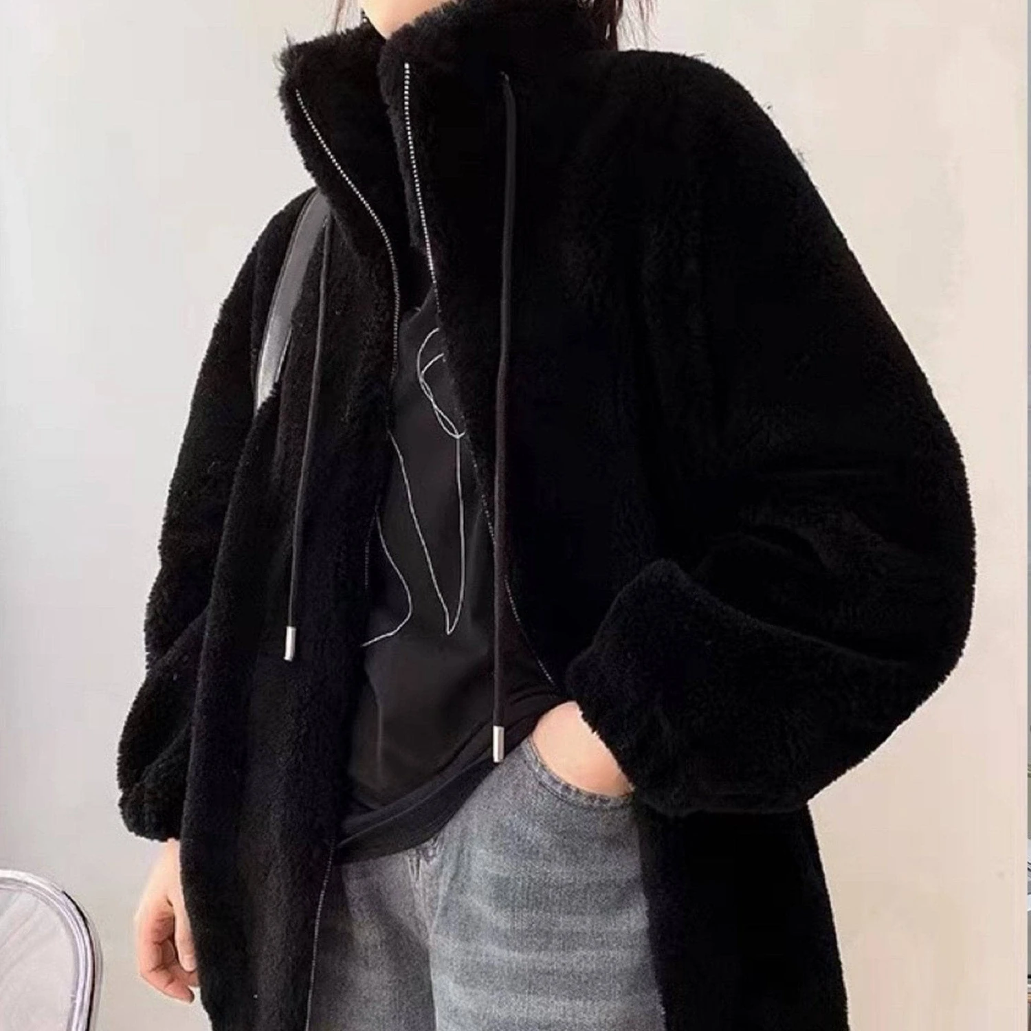 Camille Sheepskin Teddy Jacket 10 Camille Sheepskin Teddy Jacket - Image 10