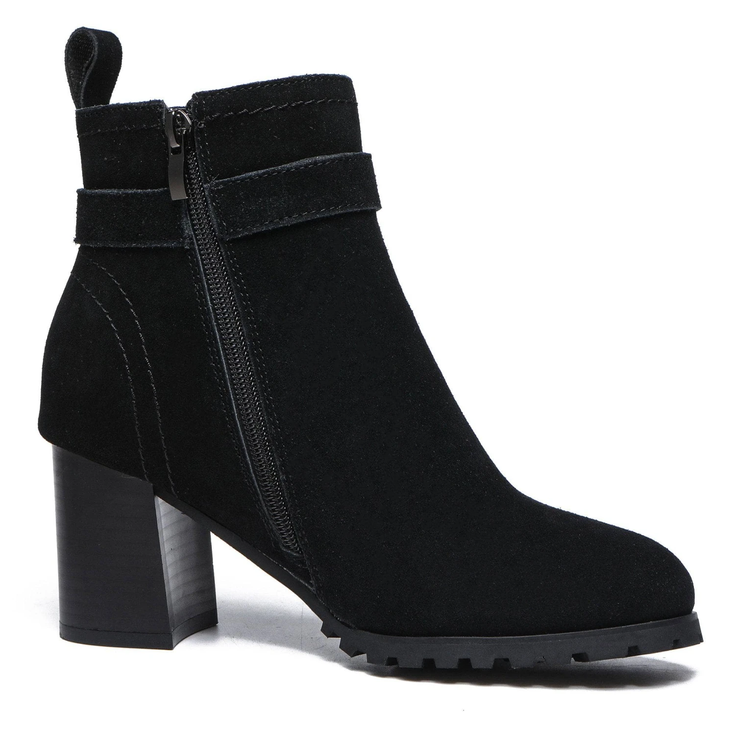 Coney Zipper Leather Ankle Boots 10 Coney Zipper Leather Ankle Boots - Image 10