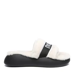 Feathery High Platform Wool Slides -Jumbo || PACIFIC Store feathery high platform wool slides original ugg australia classic 6