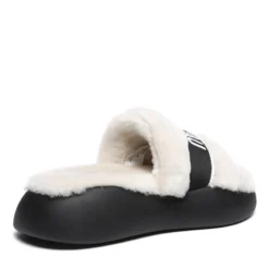 Feathery High Platform Wool Slides -Jumbo || PACIFIC Store feathery high platform wool slides original ugg australia classic 7 1