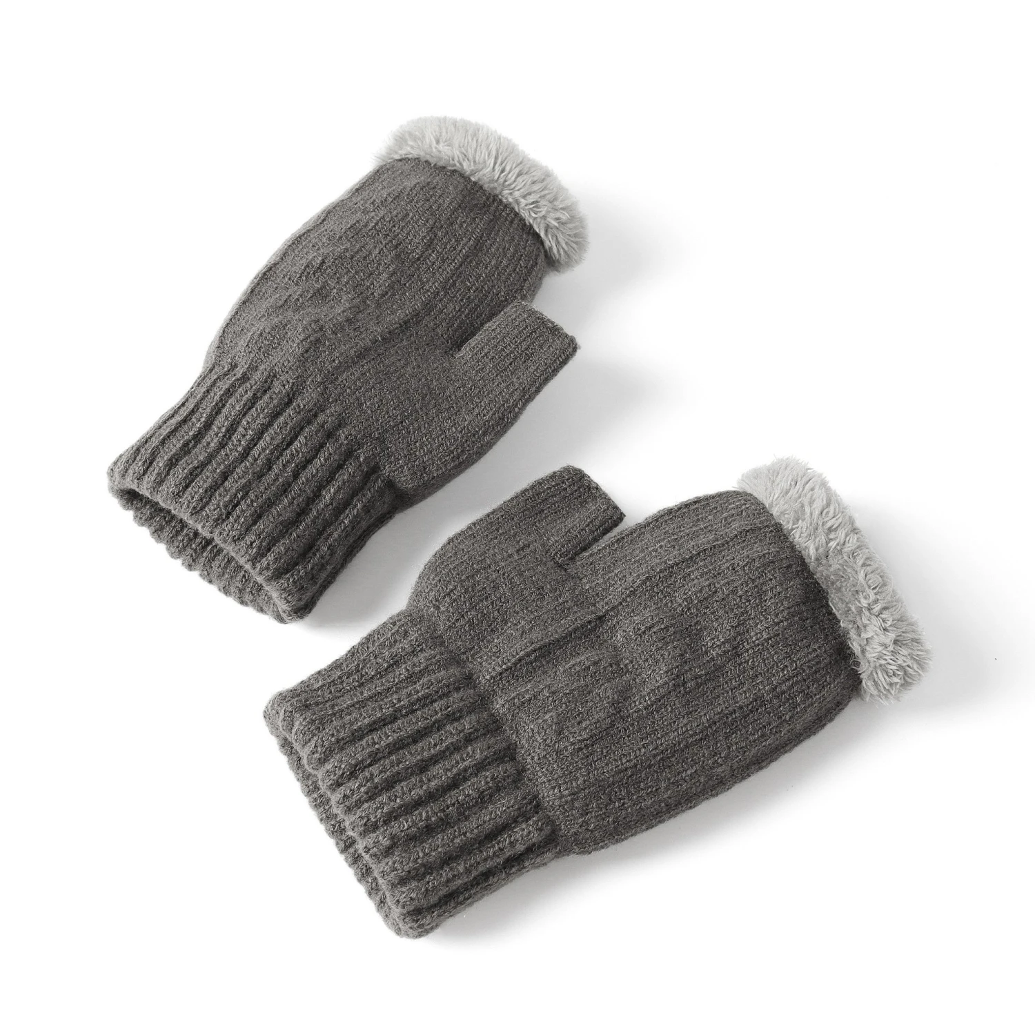 Fingerless Ultra Plush Knit Gloves 10 Fingerless Ultra Plush Knit Gloves - Image 10