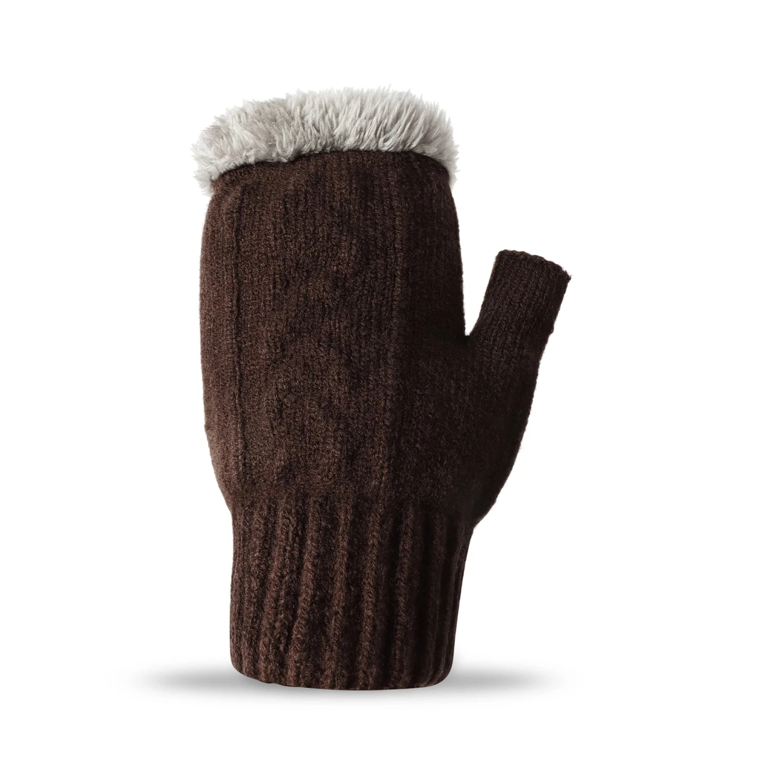 Fingerless Ultra Plush Knit Gloves 13 Fingerless Ultra Plush Knit Gloves - Image 13