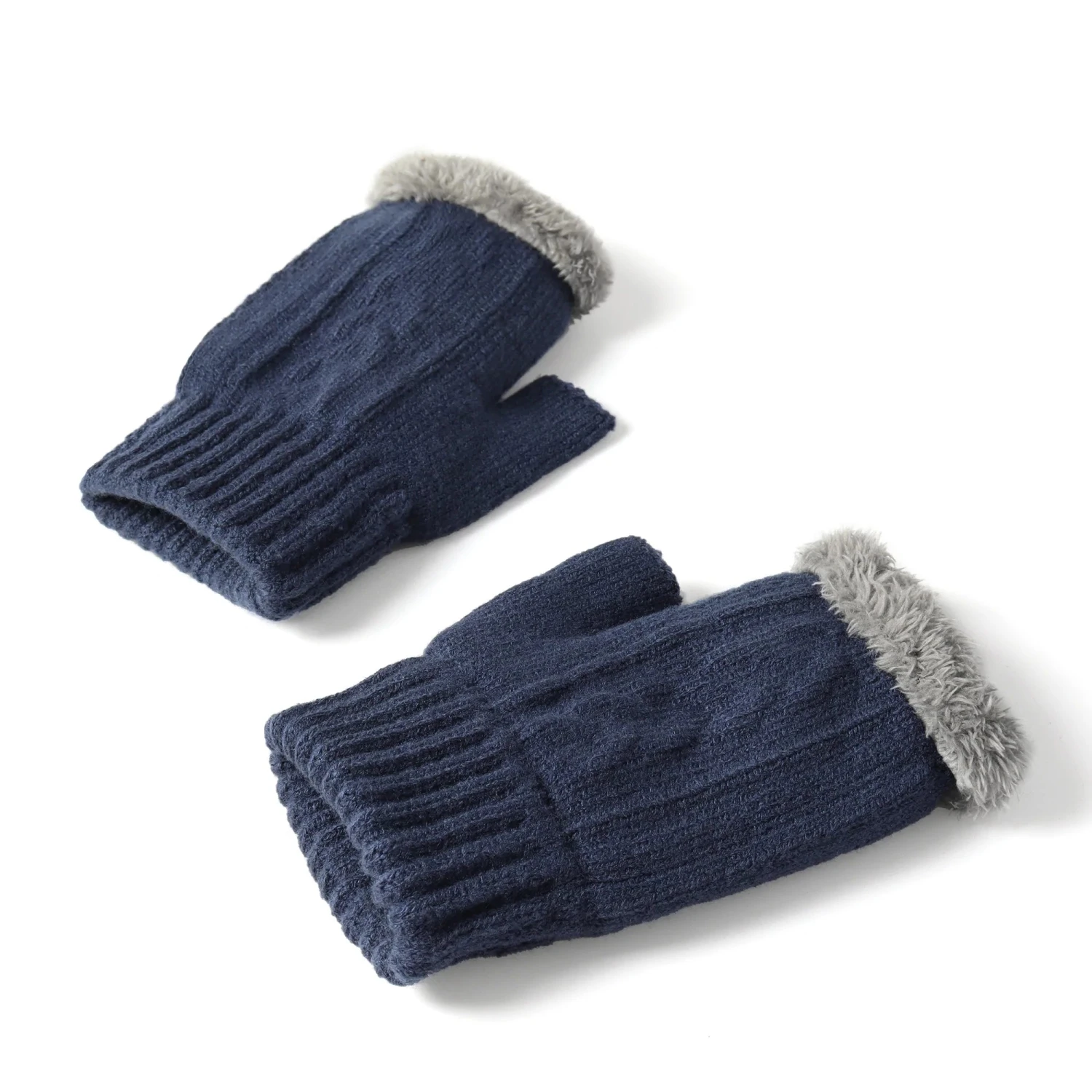 Fingerless Ultra Plush Knit Gloves 18 Fingerless Ultra Plush Knit Gloves - Image 18