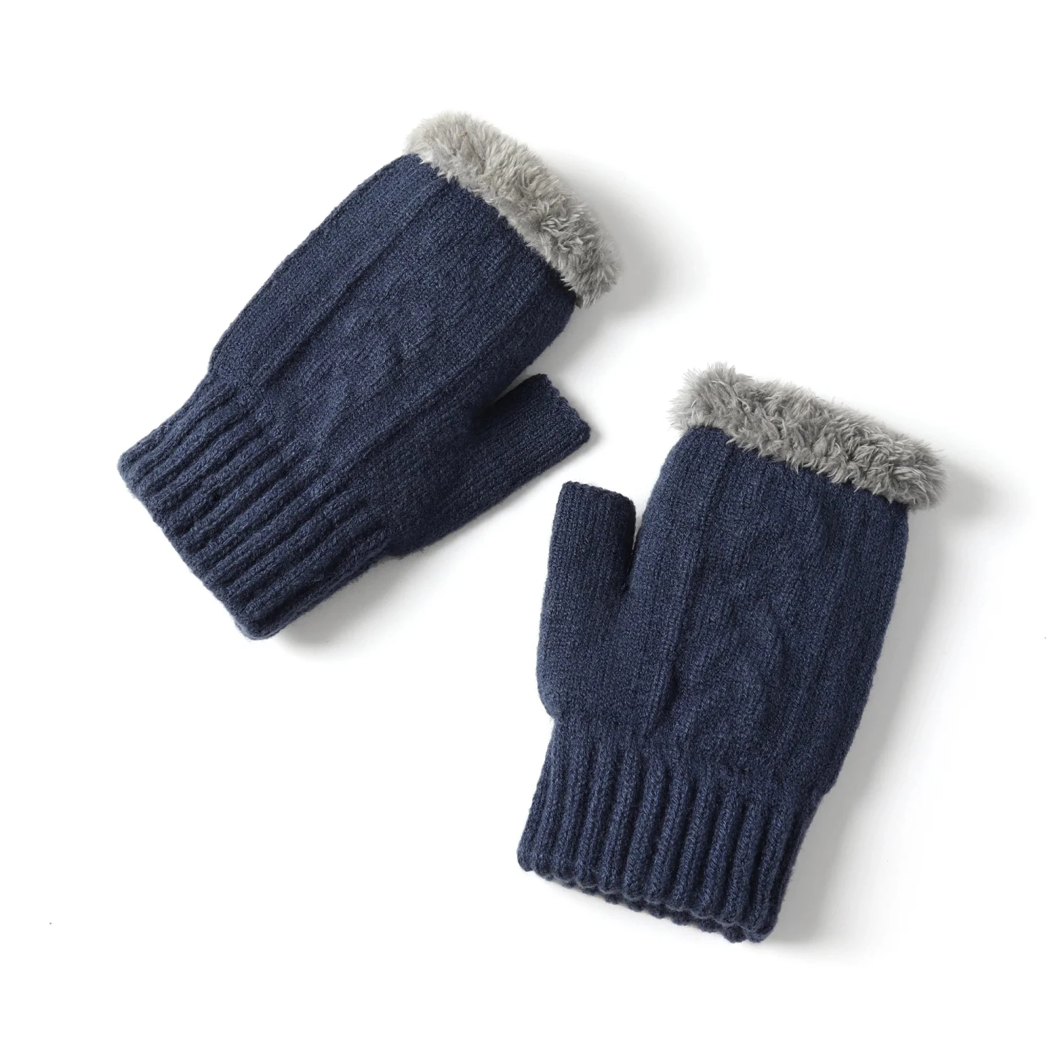 Fingerless Ultra Plush Knit Gloves 19 Fingerless Ultra Plush Knit Gloves - Image 19