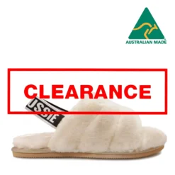 Jumbo UGG Fluff Sheepskin Slides- Made In Australia