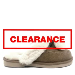 PomPom Sheepskin Scuff