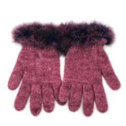 Premium Possum And Merino Wool - Fur Trim Gloves
