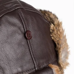 UGG Aviator Leather Hat With Rabbit Fur -Jumbo || PACIFIC Store ugg aviator leather hat with rabbit fur original ugg australia classic 3