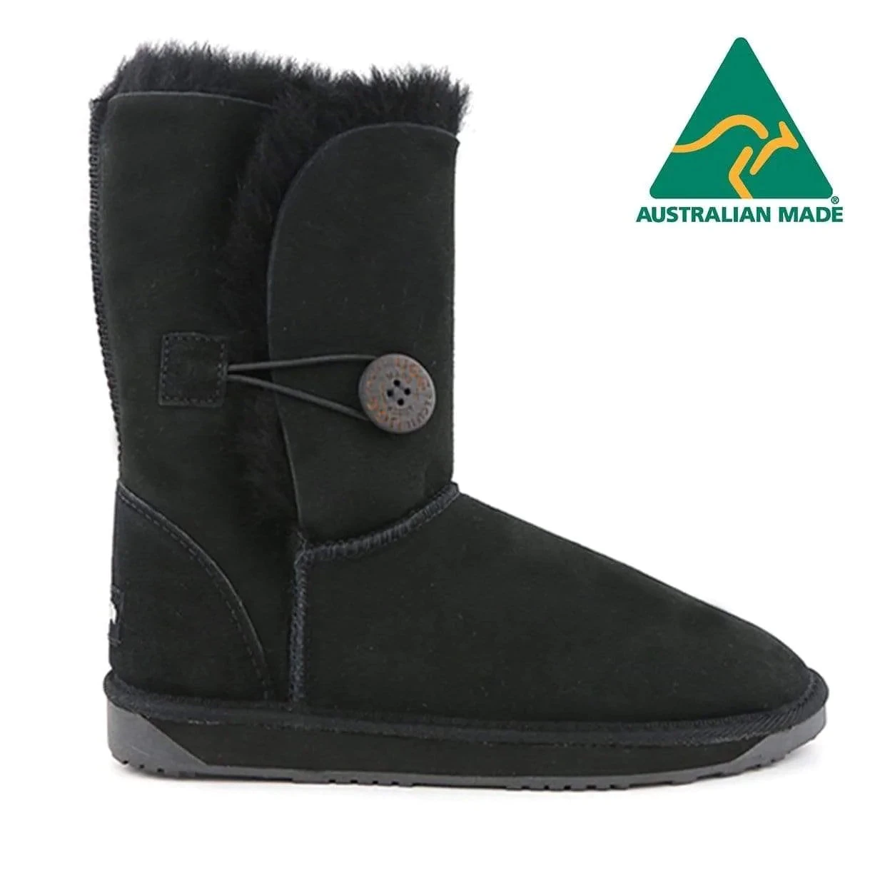 PACIFIC UGG Premium Short Button - Made In Australia 2 PACIFIC UGG Premium Short Button - Made In Australia - Image 2