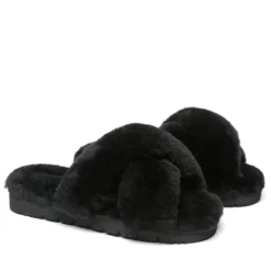 UGG Fluffy Cross Slides -Jumbo || PACIFIC Store ugg fluffy cross slides original ugg australia classic 11 1