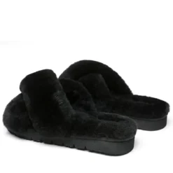 UGG Fluffy Cross Slides -Jumbo || PACIFIC Store ugg fluffy cross slides original ugg australia classic 12 1