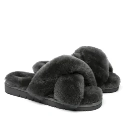 UGG Fluffy Cross Slides -Jumbo || PACIFIC Store ugg fluffy cross slides original ugg australia classic 18 1