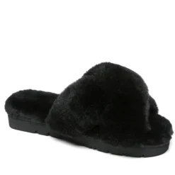 UGG Fluffy Cross Slides -Jumbo || PACIFIC Store ugg fluffy cross slides original ugg australia classic 9 1