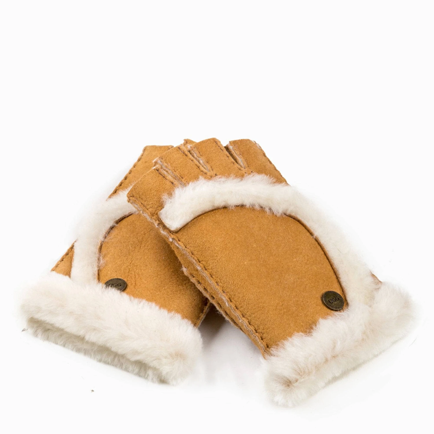 UGG Premium Fingerless Sheepskin Gloves 2 UGG Premium Fingerless Sheepskin Gloves - Image 2