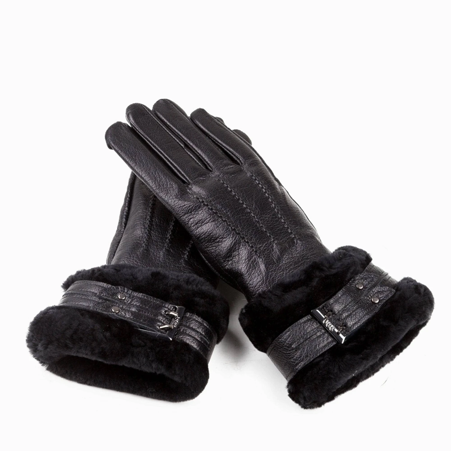 UGG Premium Lambskin Cuff Gloves 2 UGG Premium Lambskin Cuff Gloves - Image 2