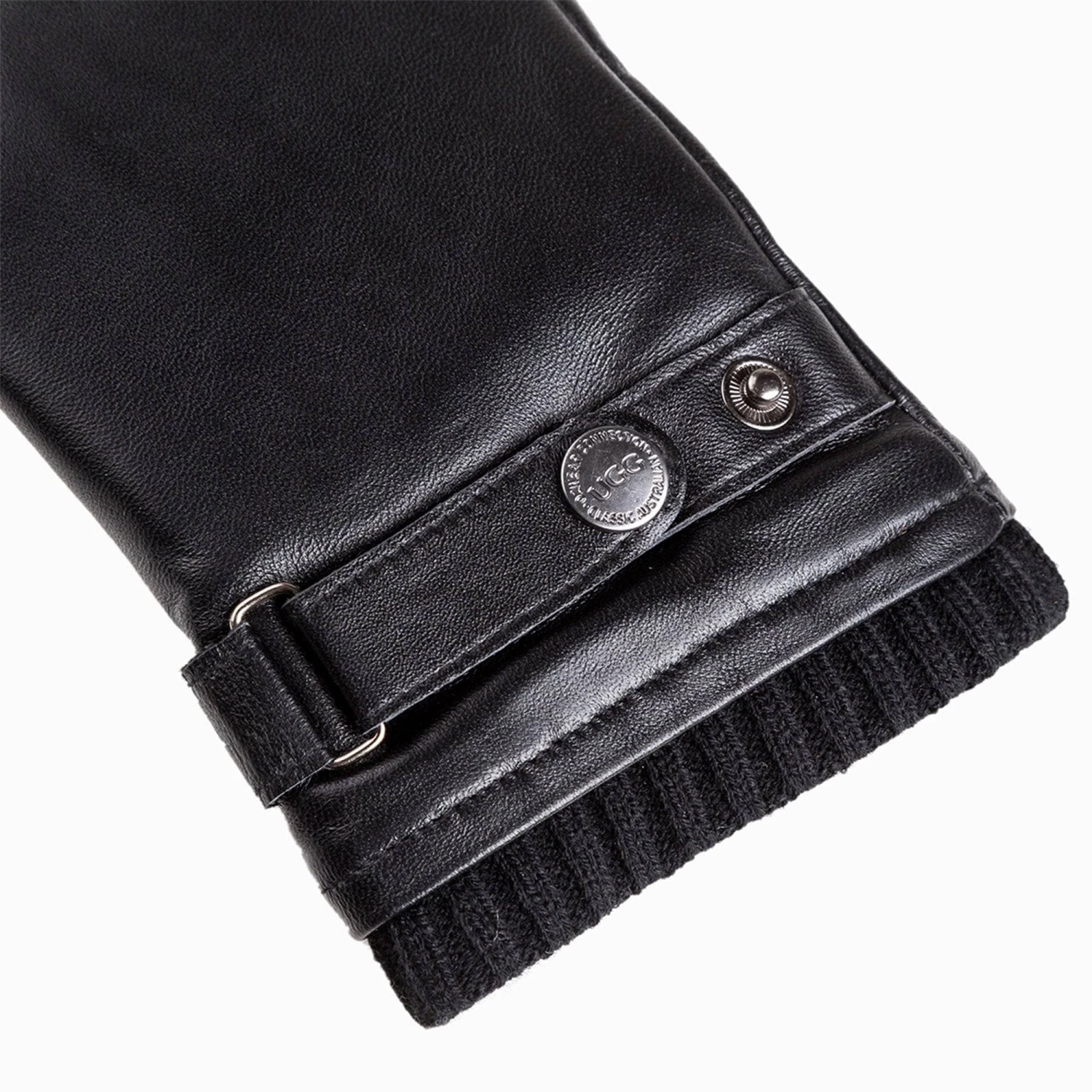 UGG Premium Touch Screen Men's Silver Stud Gloves 3 UGG Premium Touch Screen Men's Silver Stud Gloves - Image 3