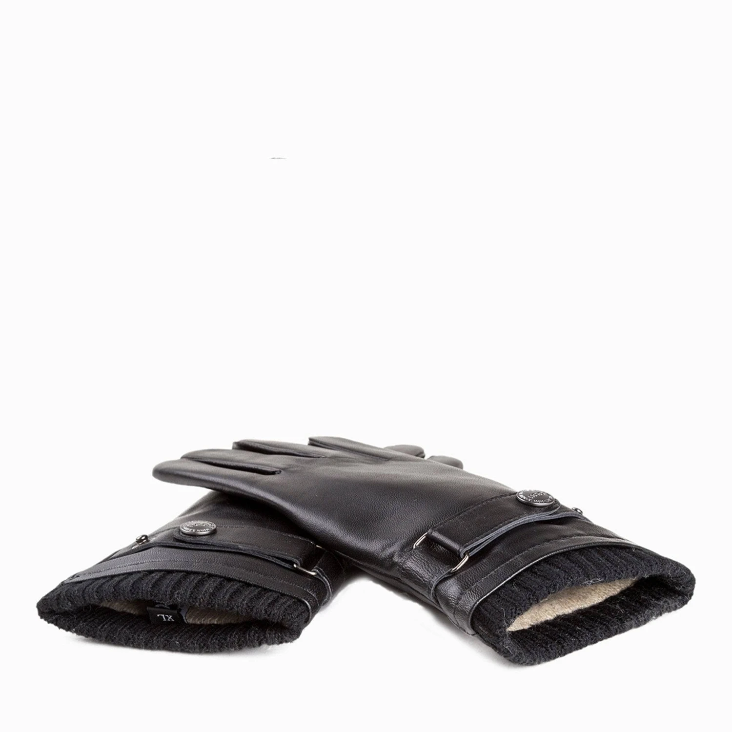 UGG Premium Touch Screen Men's Silver Stud Gloves 4 UGG Premium Touch Screen Men's Silver Stud Gloves - Image 4