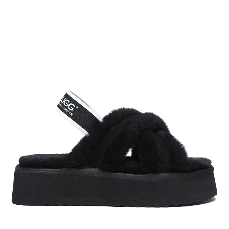 UGG Sayuri Platform Cross Slides 11 UGG Sayuri Platform Cross Slides - Image 11