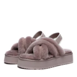 UGG Sayuri Platform Cross Slides -Jumbo || PACIFIC Store ugg sayuri platform cross slides original ugg australia classic 3