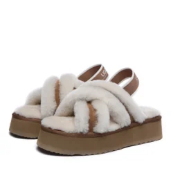 UGG Sayuri Platform Cross Slides -Jumbo || PACIFIC Store ugg sayuri platform cross slides original ugg australia classic 9